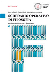 Schedario operativo di filosofia + CD Rom