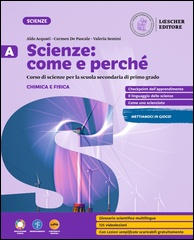 A. I fenomeni chimici e fisici + B. Biologia: i viventi + C. Biologia: l’uomo + D. Scienze della Terra e Astronomia